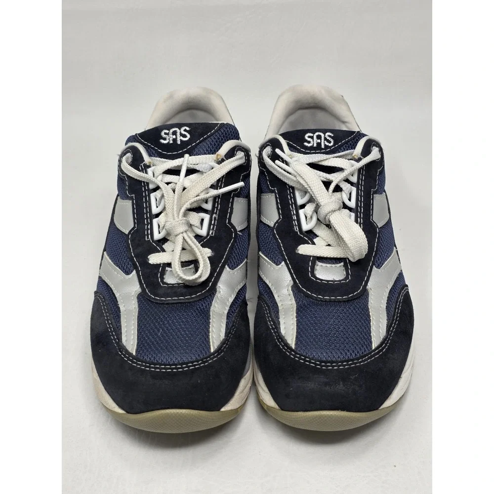 SAS Tour Mesh Lace Up Sneakers Tri-pad Comfort Made In The USA Women's  7.5 Blue